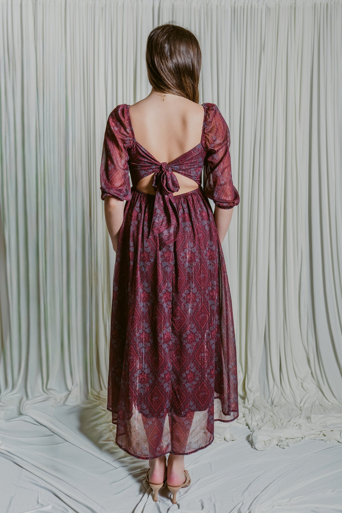 The Sweet Escape Open Back Dress