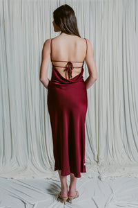 Chrishelle Double Tie Back Midi Dress