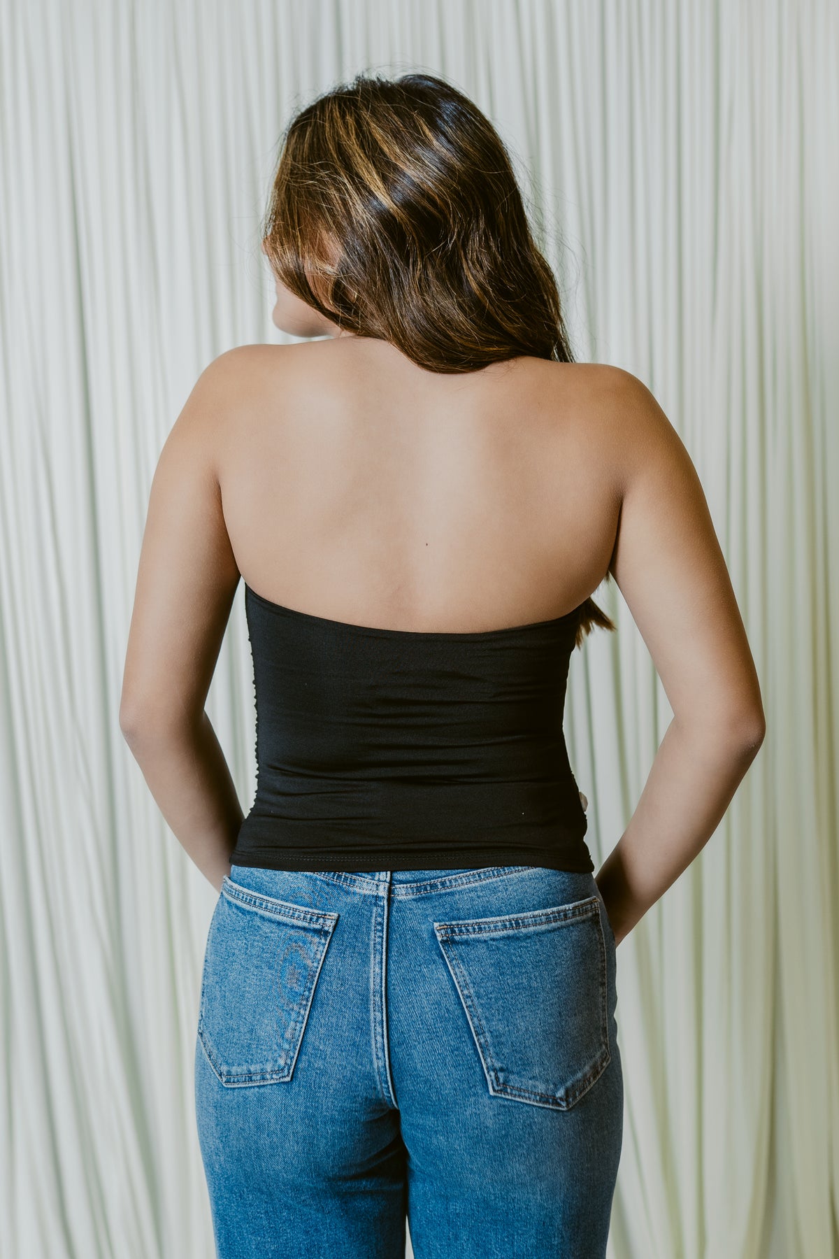 Halter Honey Side Ruched Top