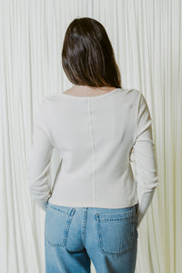 Lizzie Long Sleeve V-neck Tee