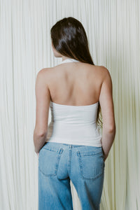 Halter Honey Side Ruched Top