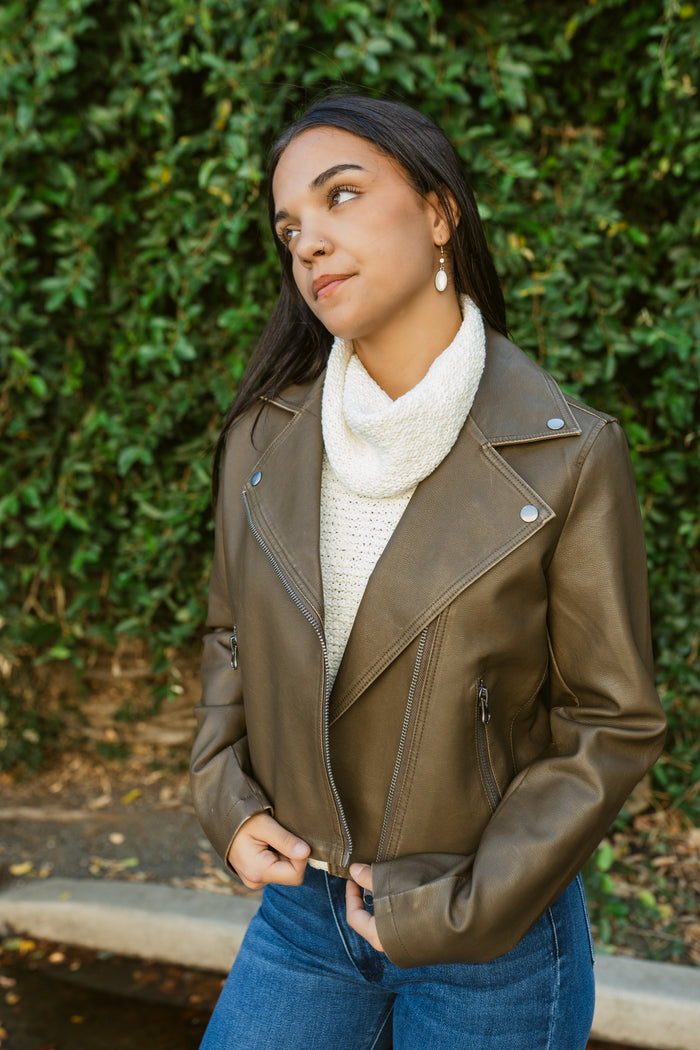 Lived In Leather Jacket