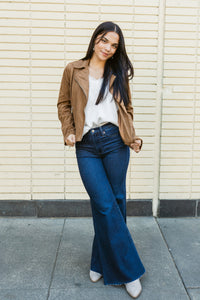 Izzy's High Rise Extra Wide Leg W/ Raw Hem