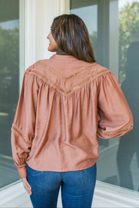 Copper Meadow Long Sleeve Blouse