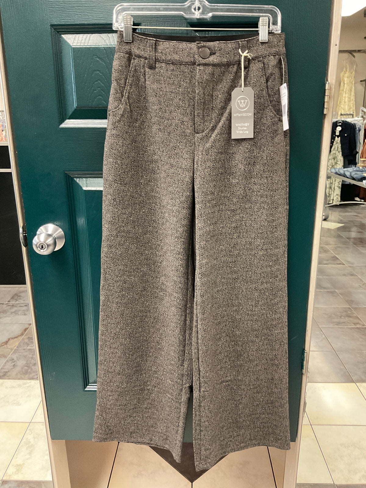 Whitney Tech Skater Wide Leg Trouser