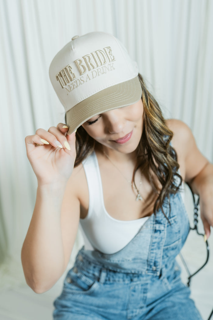 The Bride Needs a Drink Trucker Hat