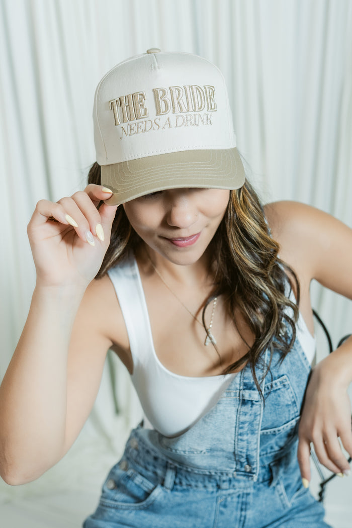 The Bride Needs a Drink Trucker Hat