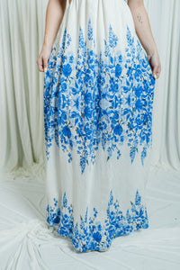 Sophie in Greece Tie Back Maxi Dress