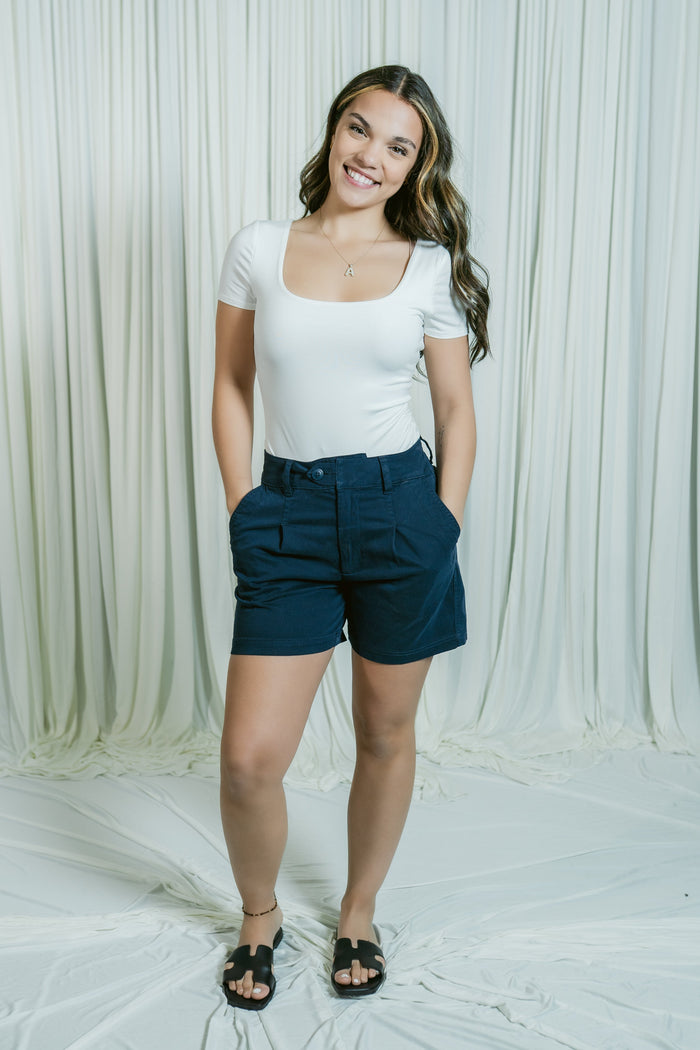 Shawn's Pleated Trouser Shorts