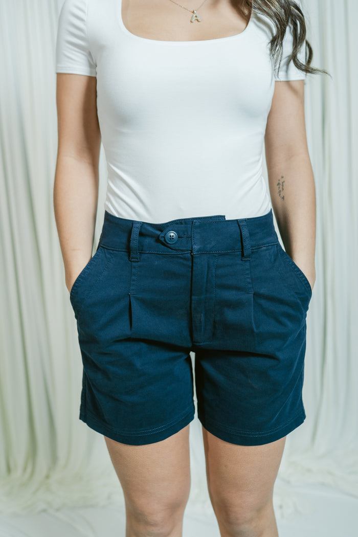 Shawn's Pleated Trouser Shorts