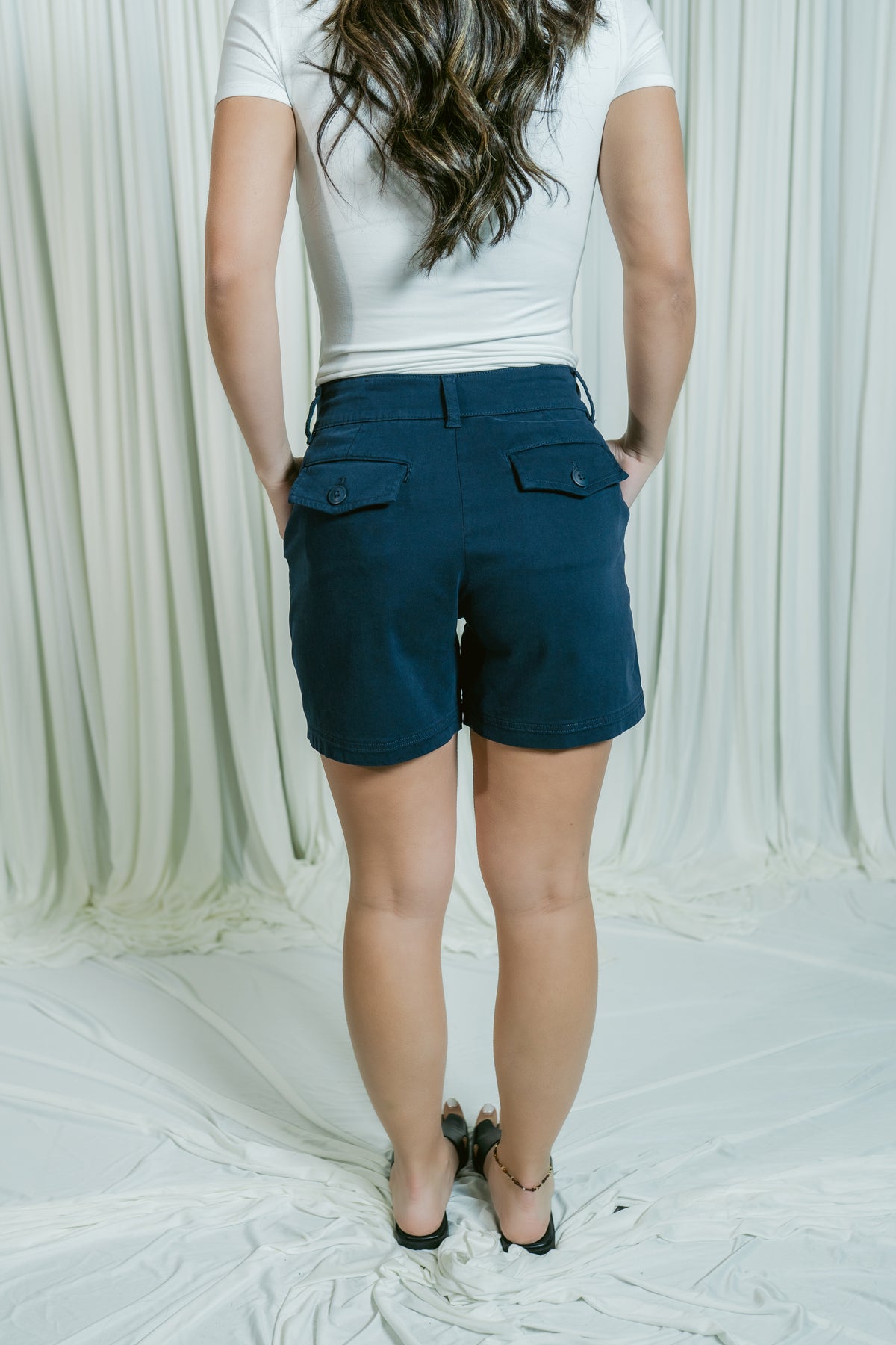 Shawn's Pleated Trouser Shorts