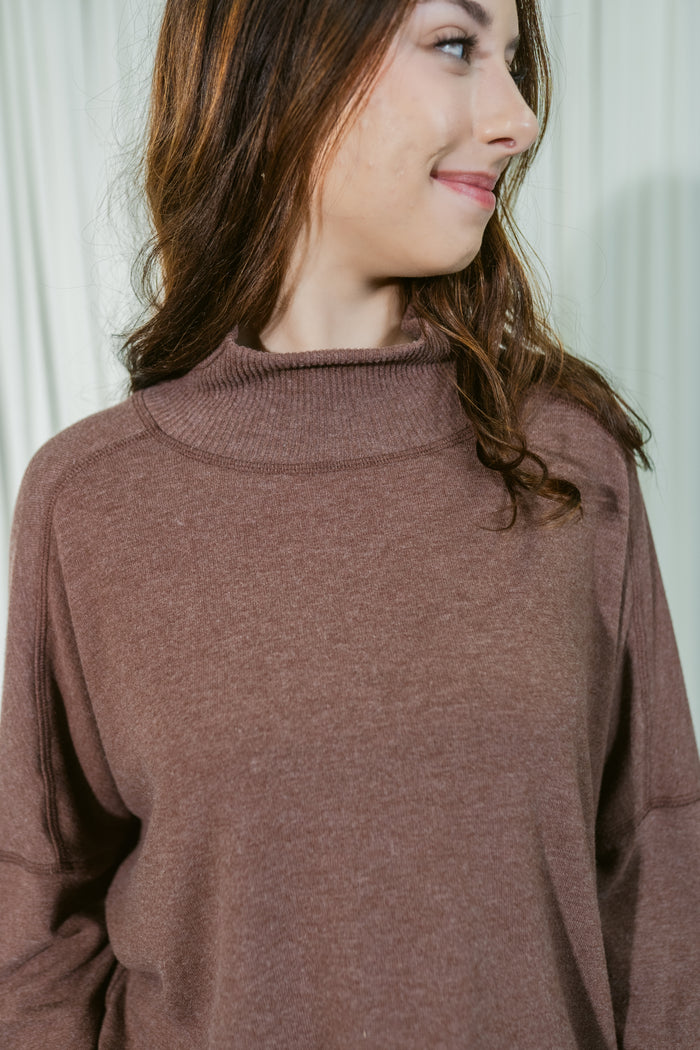 Frida Mock Neck Sweater