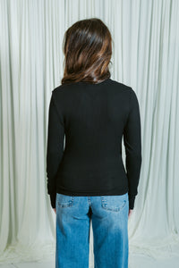 Finn Crew Neck Ribbed Long Sleeve