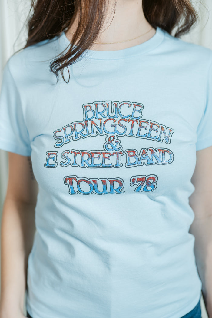 Bruce Springsteen Tour of '78 Headliner Baby Tee