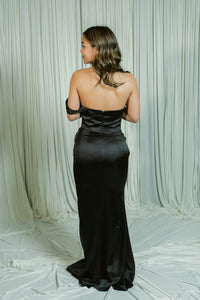 The Evening Edit One Shoulder Draped Fitted Formal Dress