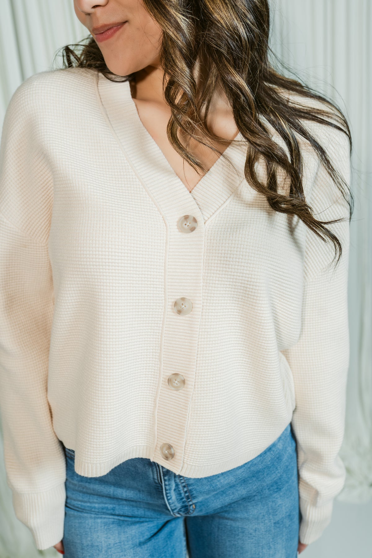 The Joyce Button Cardigan