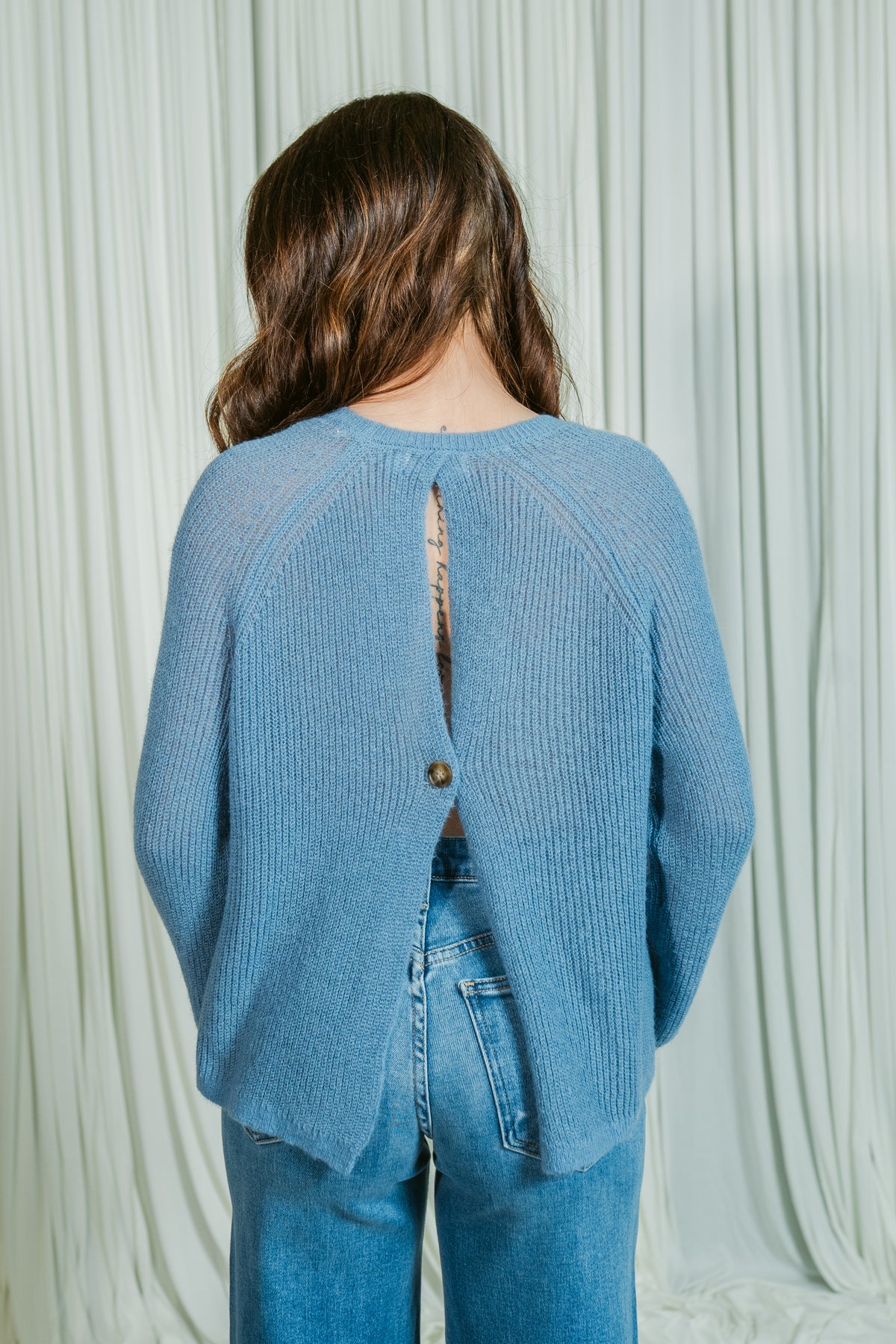 Wishing Fountain Open Back Sweater