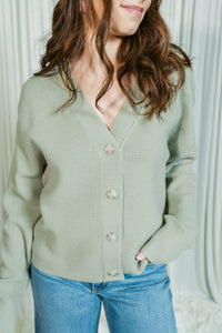 The Joyce Button Cardigan