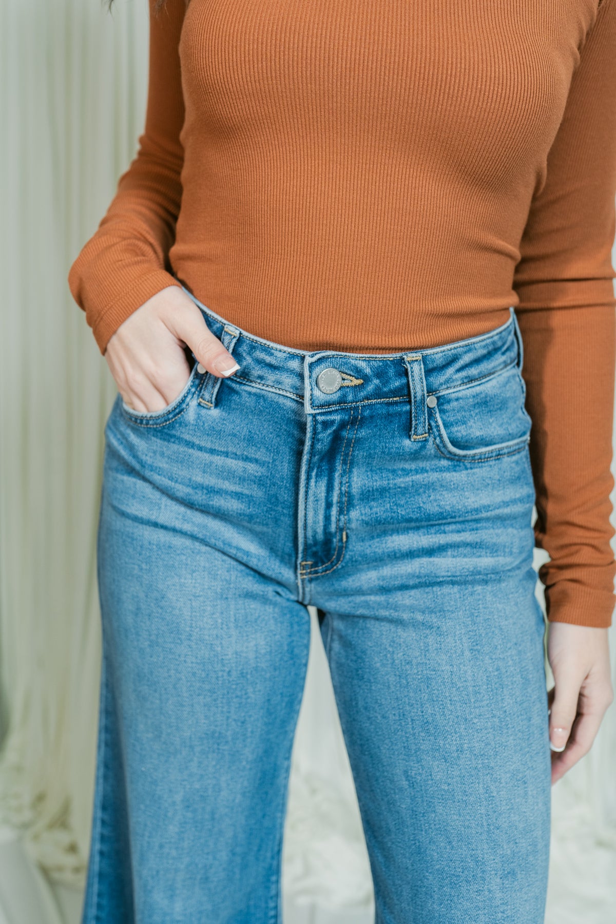 The Step Out Wide Leg Crop Flare