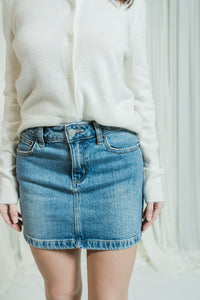 Micro Mini Skirt With Slit