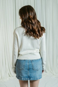 Micro Mini Skirt With Slit