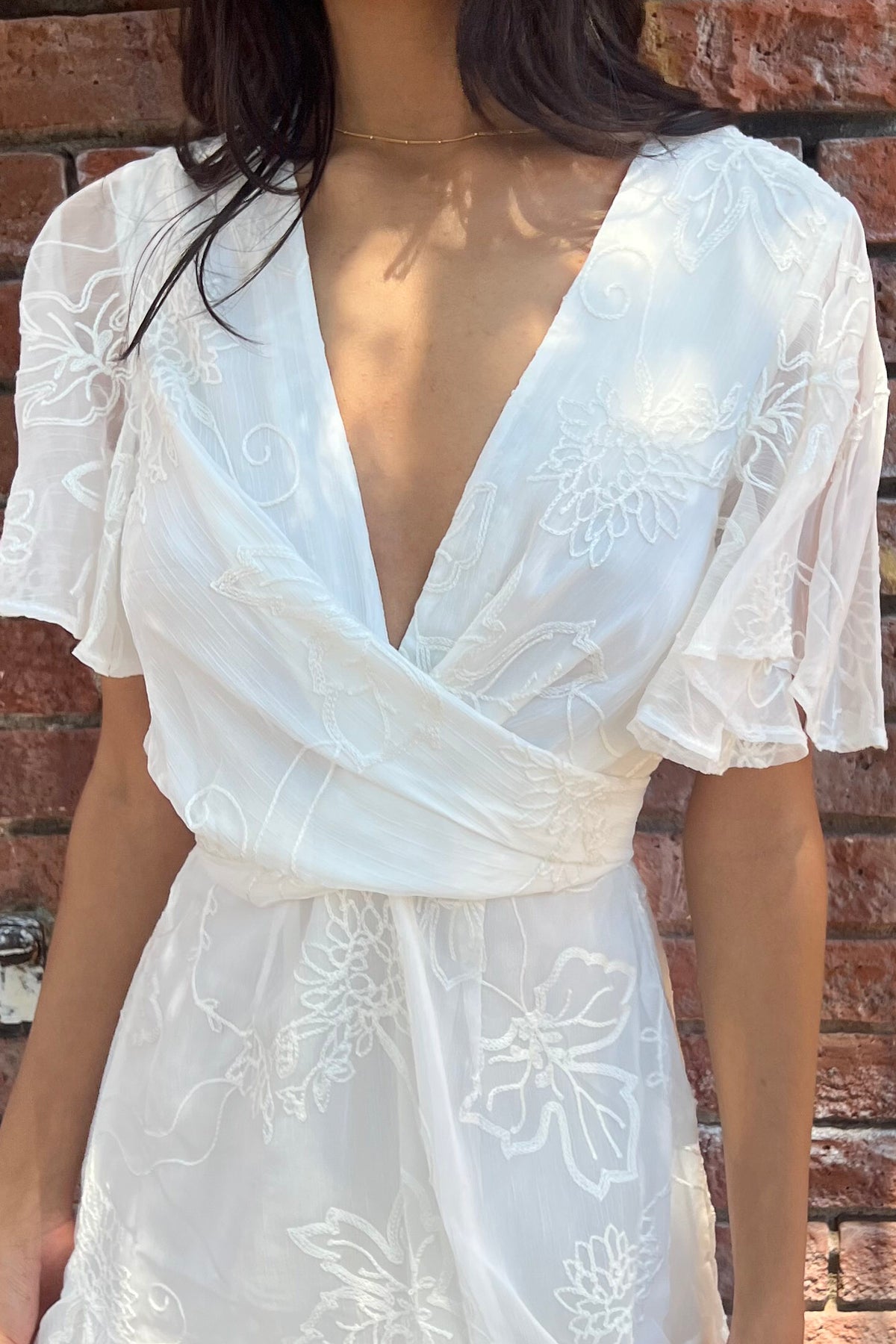 Short Sleeve Chiffon Lace Mini Dress Short Sleeve Chiffon Lace Mini Dress