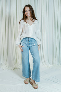 Sienna Lace Trim Top