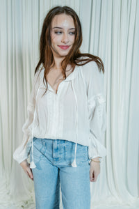 Sienna Lace Trim Top