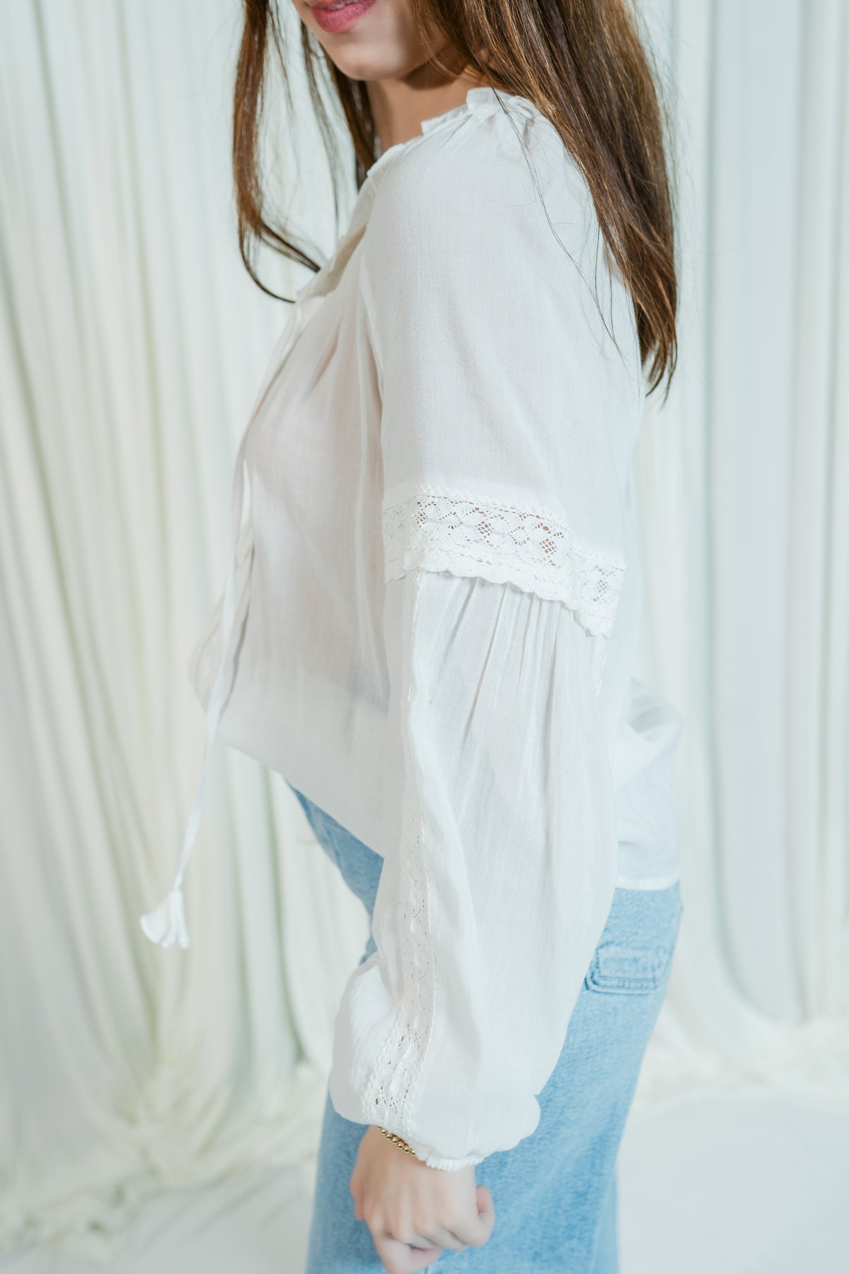 Sienna Lace Trim Top