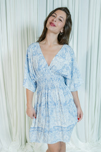 Bluebird Bliss Summer Dress