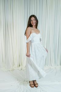 Wedelia Floral Garden Corset Maxi Dress