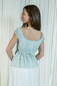 Blushing Belle Tie Front