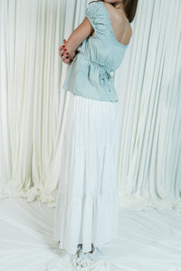 Flowers In Your Hair Tiered Maxi Skirt