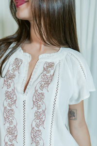 The Blushing Heirloom Blouse