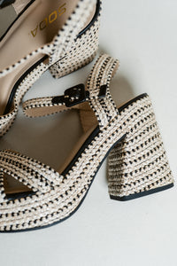 Yara's Summer Time Woven Block Heel