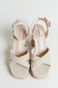 Cork Platform Sandal