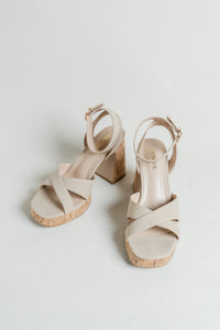 Cork Platform Sandal