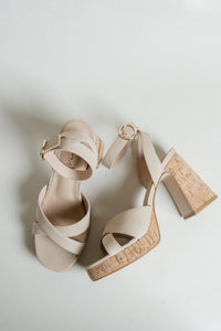 Cork Platform Sandal