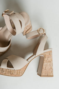 Cork Platform Sandal