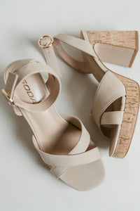 Cork Platform Sandal