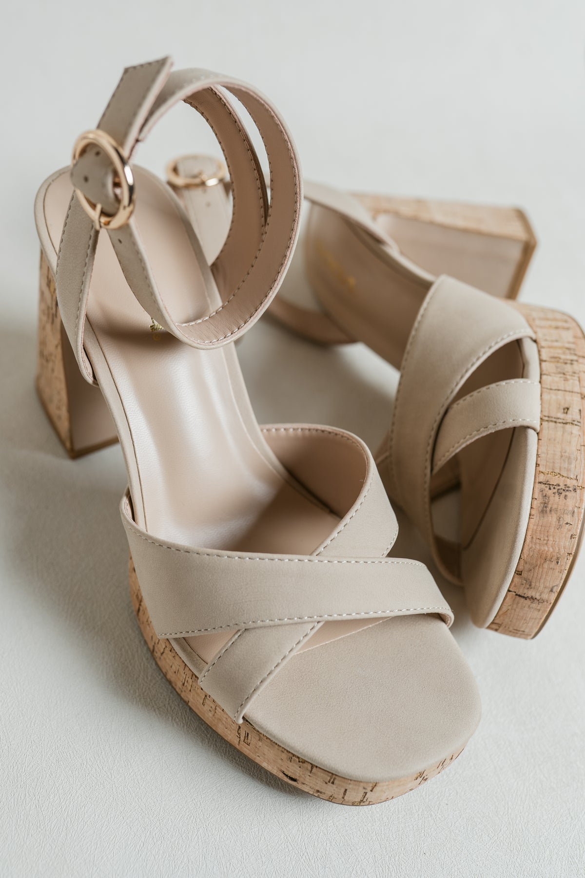 Cork Platform Sandal