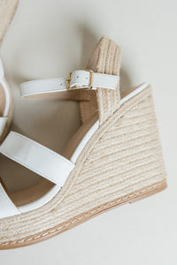 Lavina Double Strap Woven Wedge