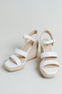 Lavina Double Strap Woven Wedge