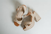 Yara's Summer Time Woven Block Heel