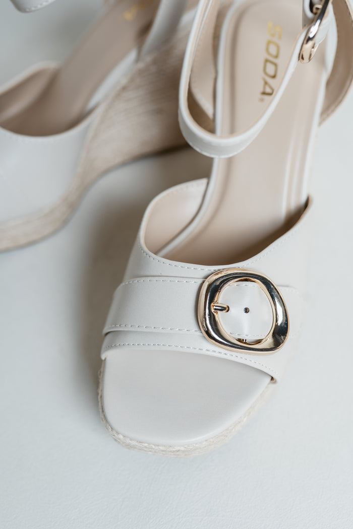 Jo's Double Buckle Wedge