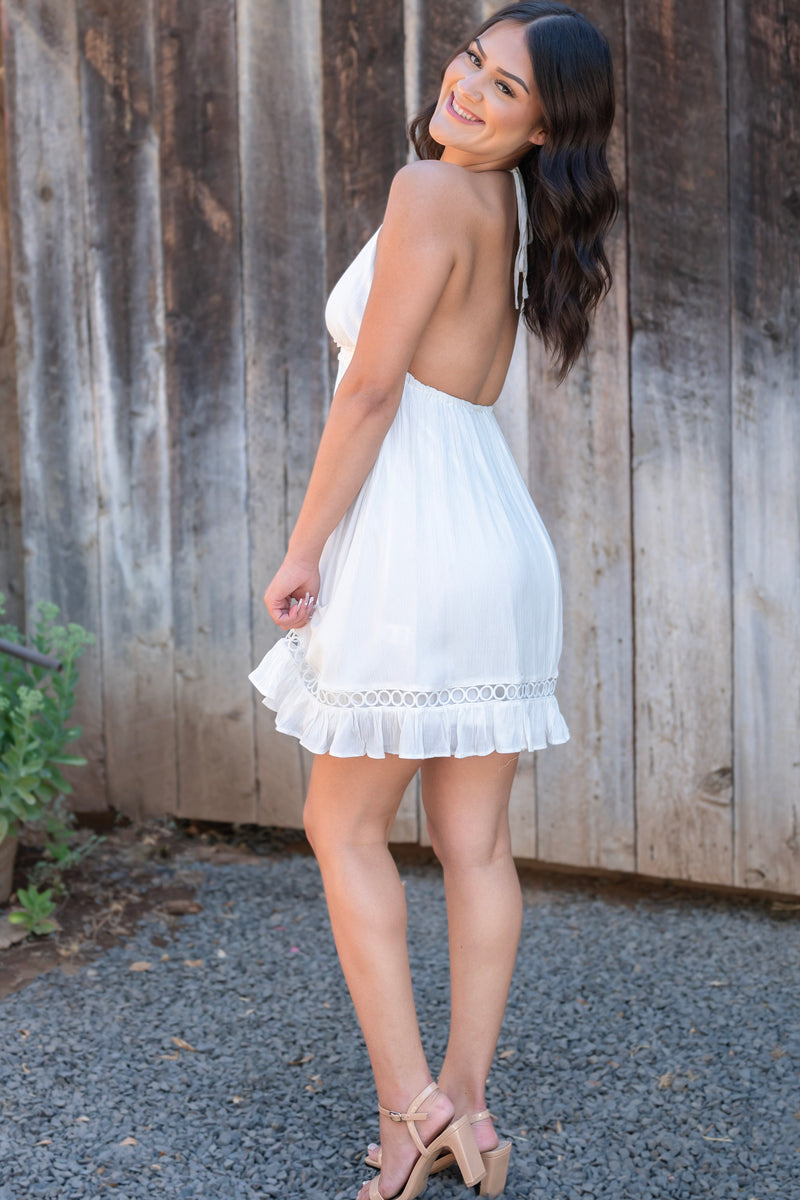 Halter Backless Mini Dress Halter Backless Mini Dress