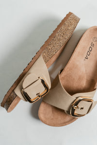 Lizzy's Soft Sole Buckled Sandal