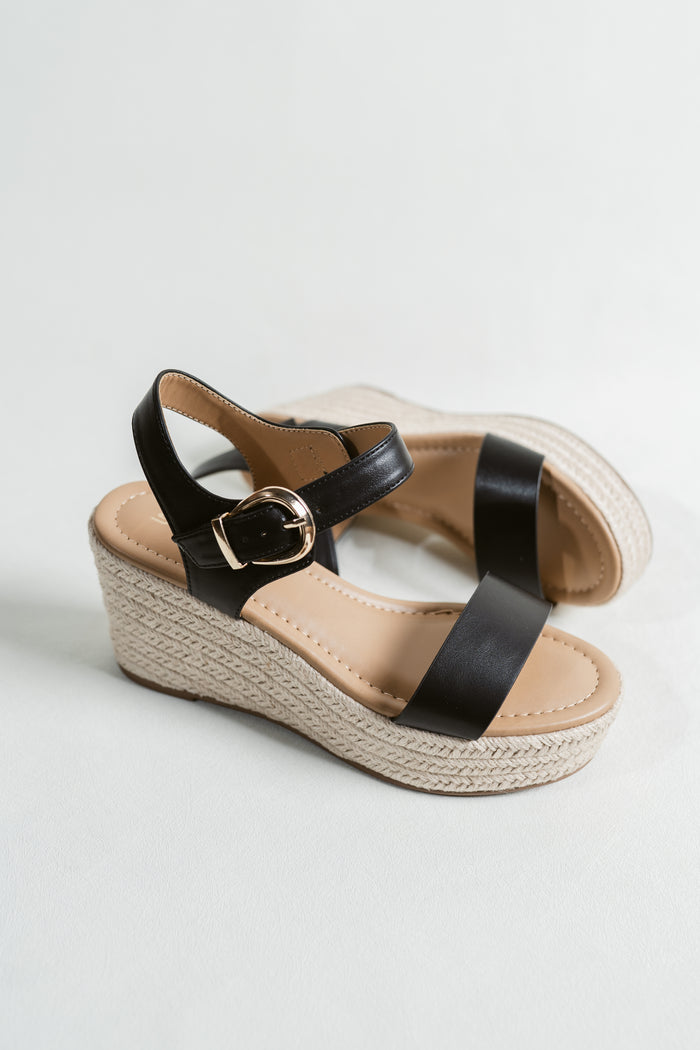 Jena Classic Platform Espadrille Wedge Sandal