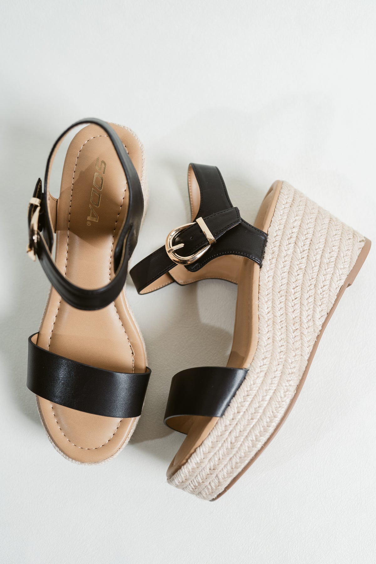 Jena Classic Platform Espadrille Wedge Sandal