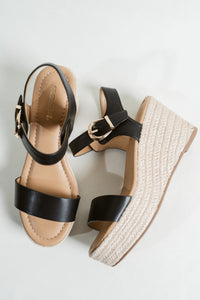 Jena Classic Platform Espadrille Wedge Sandal